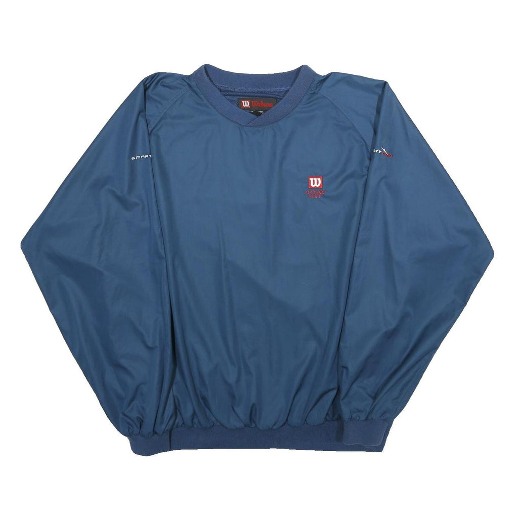 WILSON Mens Blue Crew Neck XL Sweatshirt Lightweight Sports Pullover