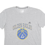 ADIDAS Mens Grey Golden Eagles Graphic T-Shirt 2XL Short Sleeve Crew Neck Sports