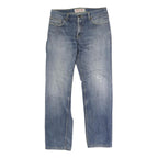 DICKIES Mens Regular Blue Jeans Denim W32 L28 Button Cotton Blend Casual