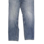 DICKIES Mens Regular Blue Jeans Denim W32 L28 Button Cotton Blend Casual