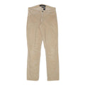 CALVIN KLEIN JEANS Womens Beige Slim Skinny Cotton Blend Trousers W28 L29