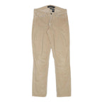 CALVIN KLEIN JEANS Womens Beige Slim Skinny Cotton Blend Trousers W28 L29
