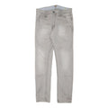 GUESS Mens Slim Beige Cotton Blend Jeans W33 L32 Zip Casual Streetwear