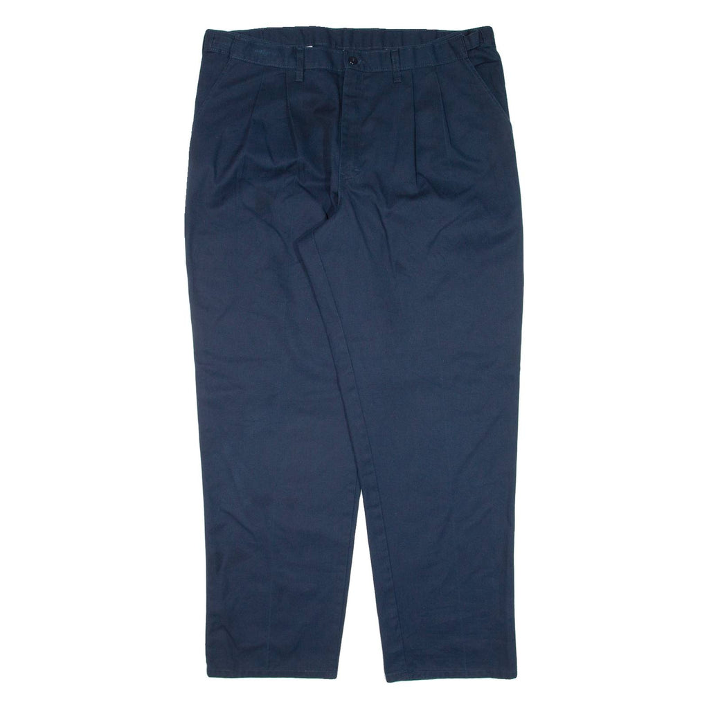DICKIES Workwear Mens Trousers Blue Relaxed Tapered W38 L32