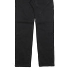 LEVI'S 505 Mens Jeans Black Regular Straight Denim W32 L34 Classic Cotton Blend