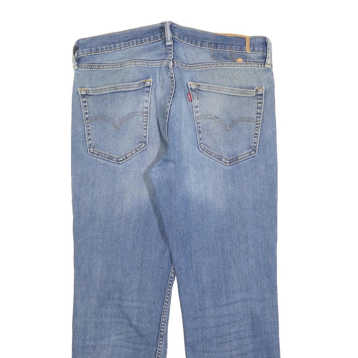 LEVI'S 514 Classic Mens Jeans Blue Classic Straight Denim Medium W32 L27 Faded