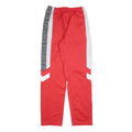 ERREA Mens Joggers Red & White S W28 L31 Polyester Blend Slim Tapered
