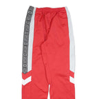 ERREA Mens Joggers Red & White S W28 L31 Polyester Blend Slim Tapered