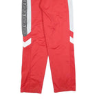 ERREA Mens Joggers Red & White S W28 L31 Polyester Blend Slim Tapered