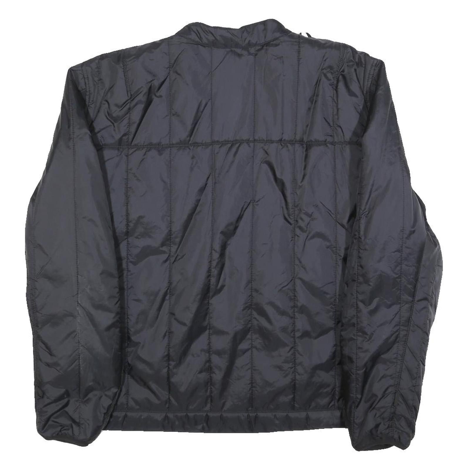 HARLEY DAVIDSON Mens Black Jacket XL Polyester Blend Plain Zip Casual Motorcycle