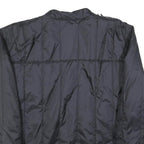 HARLEY DAVIDSON Mens Black Jacket XL Polyester Blend Plain Zip Casual Motorcycle