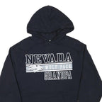 CHAMPION Mens Navy Blue Nevada Wolf Pack Grandpa Pullover Hoodie M
