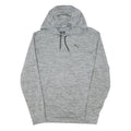 PUMA Mens Grey Hoodie M Lightweight Pullover Drawstring Hood Sweatshirt