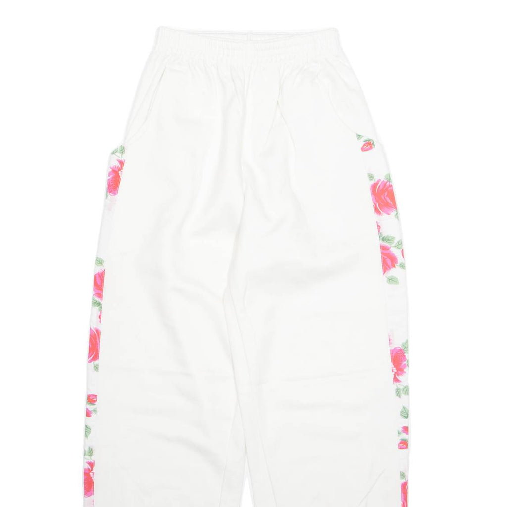 Womens Joggers White Tapered S W24 L29