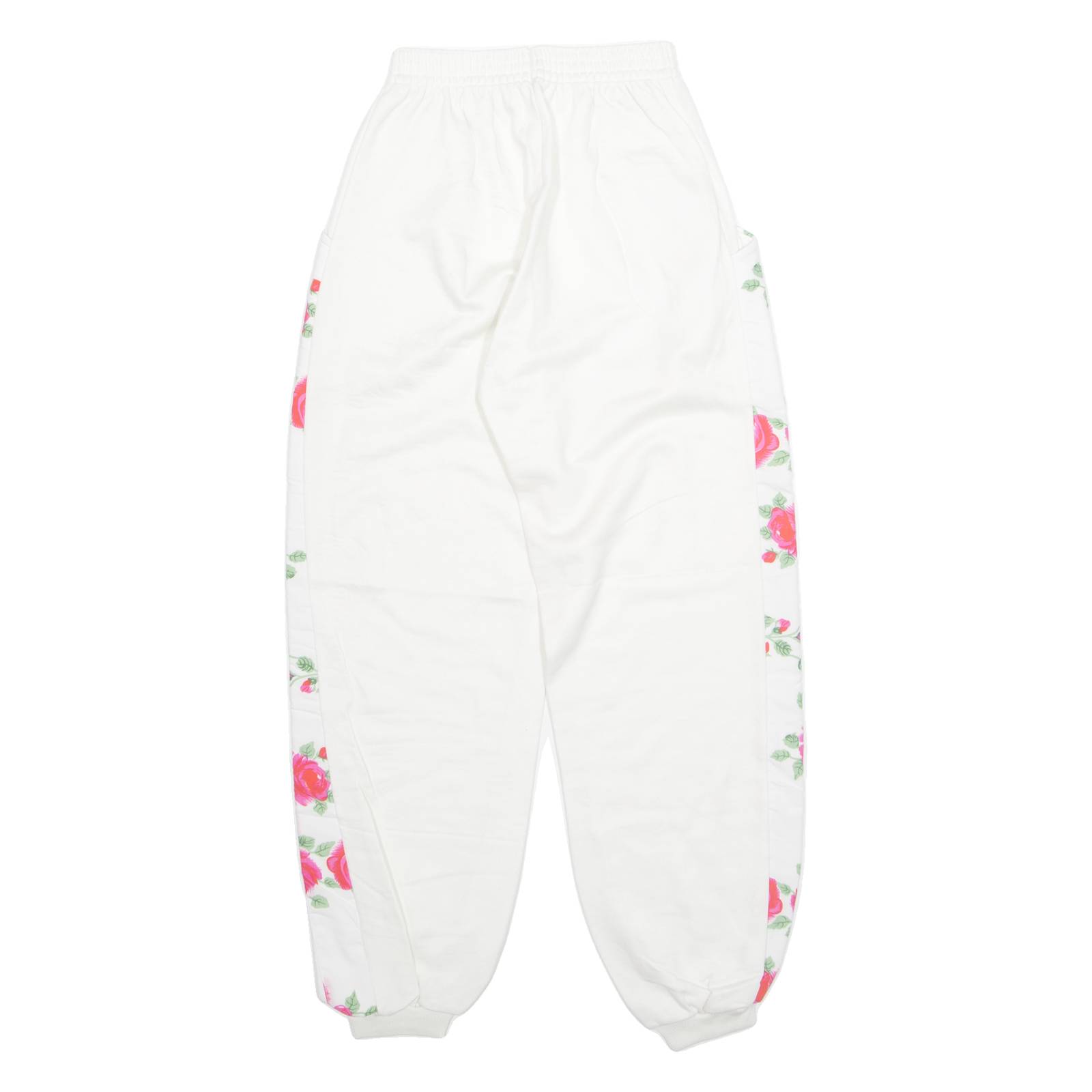 Womens Joggers White Tapered S W24 L29