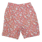 PATRICE BREAL Womens Shorts Red Floral Casual M W28 Comfortable Cotton Blend
