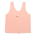 NIKE Womens Pink Running Division Graphic T-Shirt S Sleeveless Scoop Neck