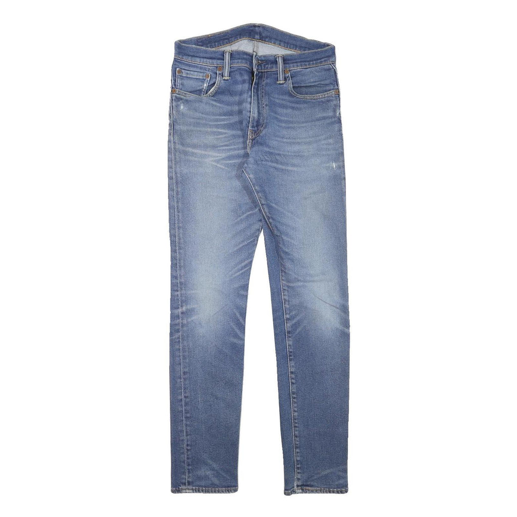 LEVI'S Mens Slim Blue Denim Jeans Zip W28 L30 Classic Cotton Blend