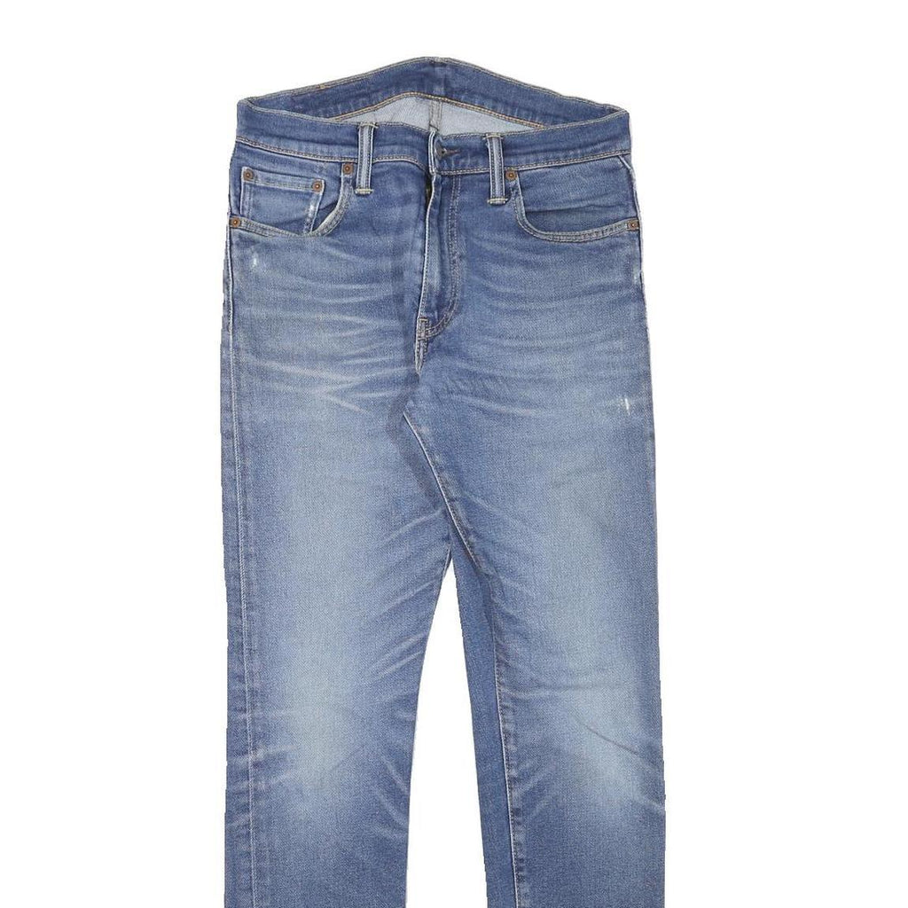 LEVI'S Mens Slim Blue Denim Jeans Zip W28 L30 Classic Cotton Blend