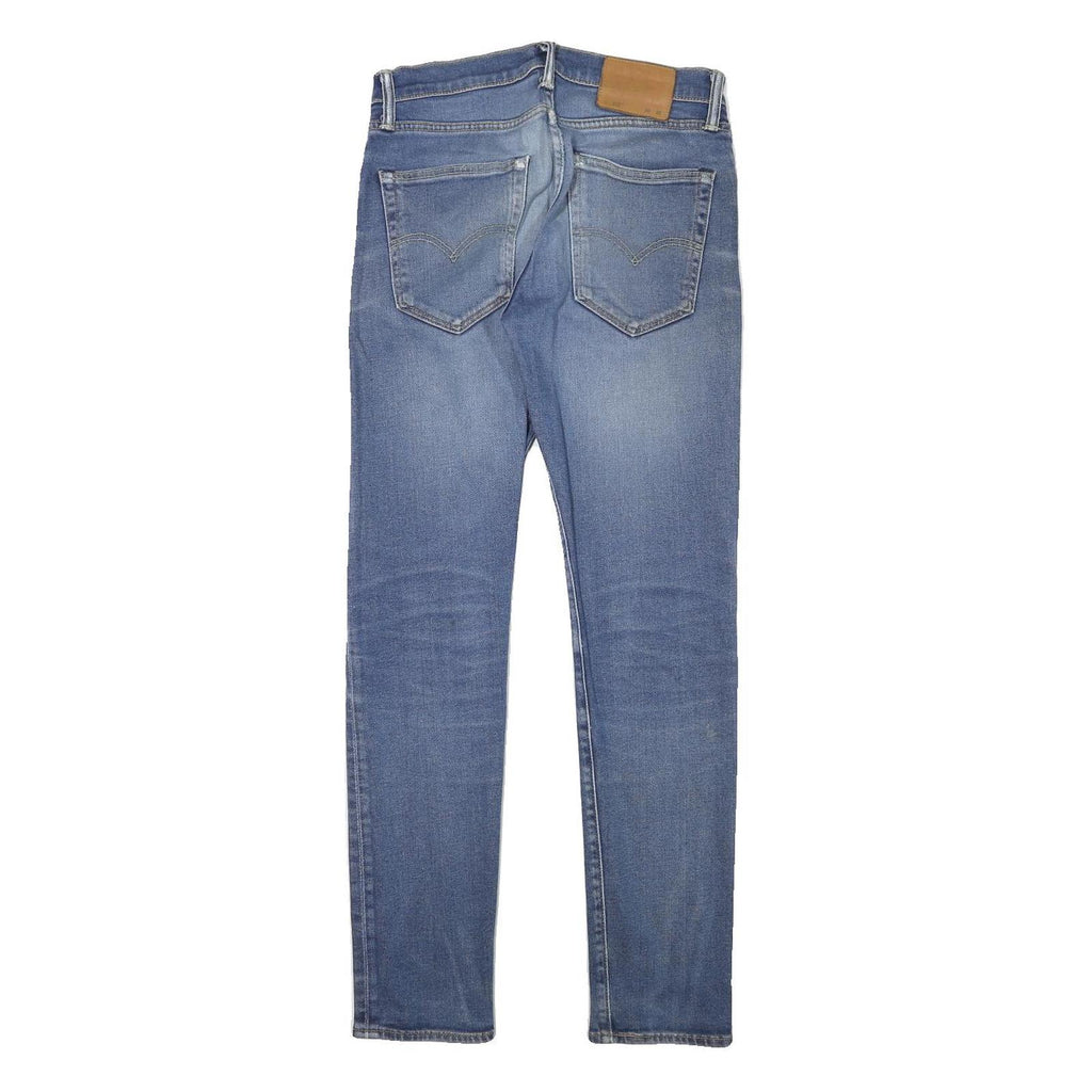 LEVI'S Mens Slim Blue Denim Jeans Zip W28 L30 Classic Cotton Blend