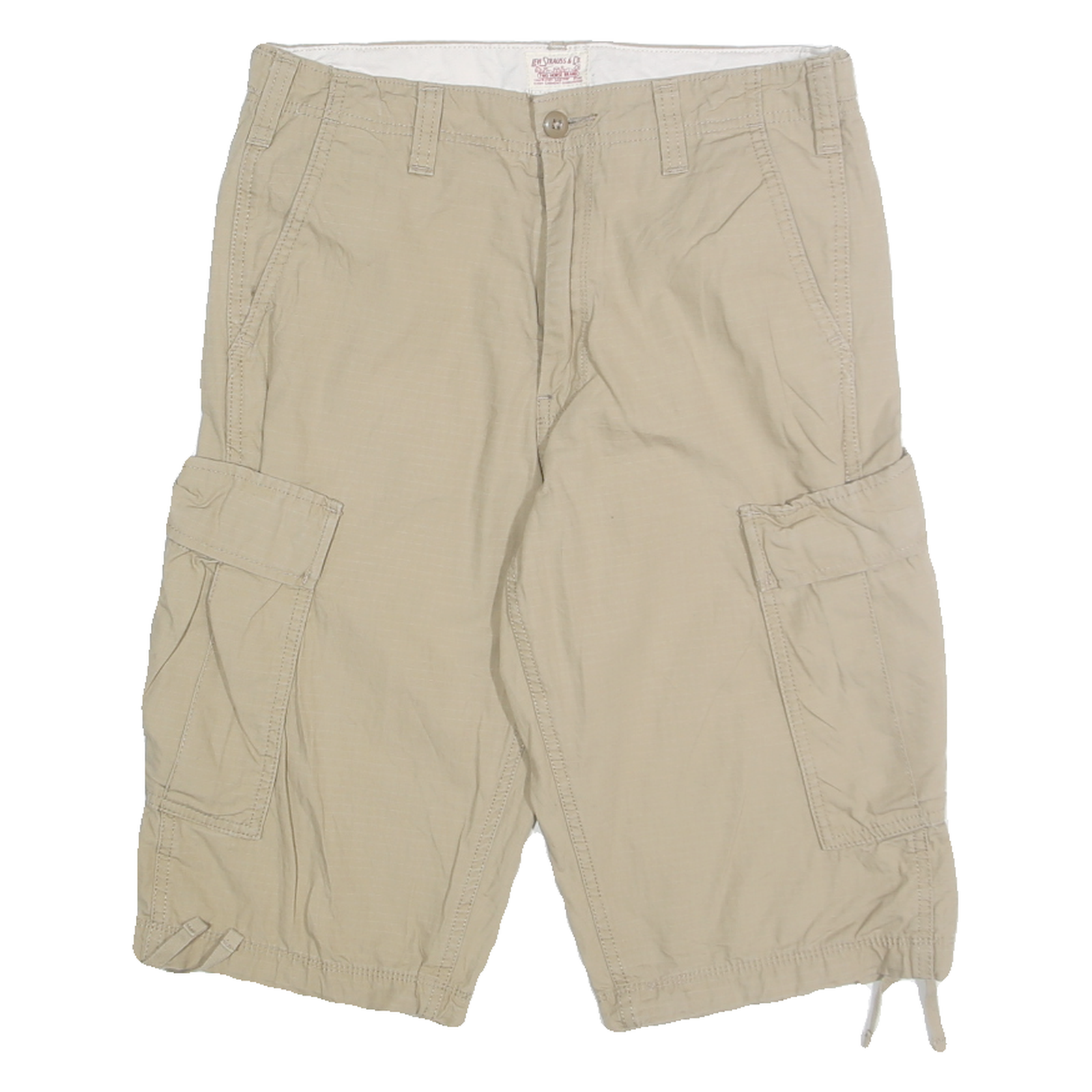 LEVI'S Mens Shorts Beige Casual Cargo M W29 Comfortable Cotton Summer