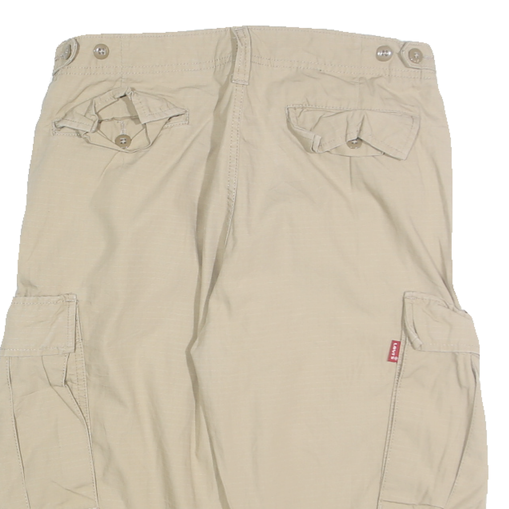 LEVI'S Mens Shorts Beige Casual Cargo M W29 Comfortable Cotton Summer