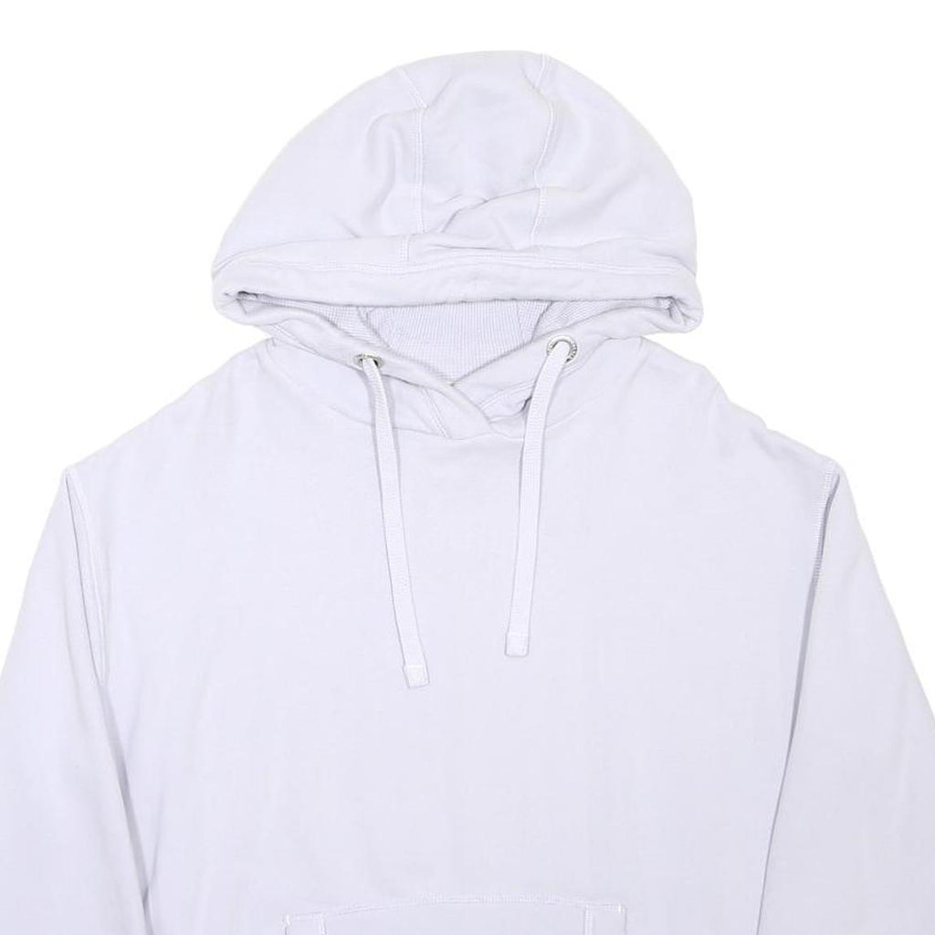 FAT FACE Womens White Hoodie M Cotton Blend Casual Pullover Sweatshirt