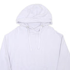 FAT FACE Womens White Hoodie M Cotton Blend Casual Pullover Sweatshirt