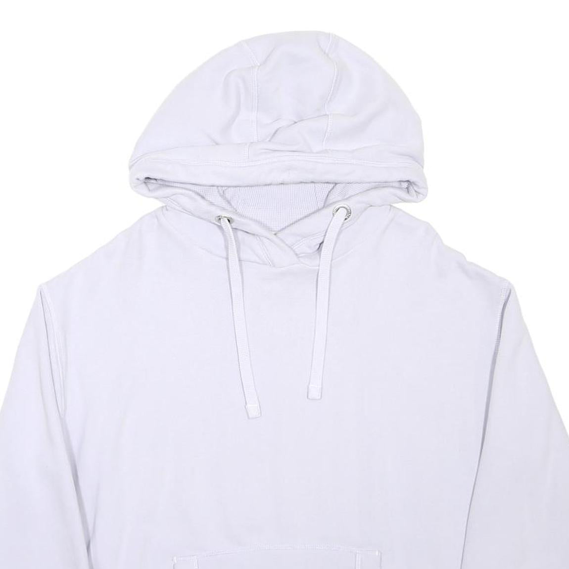 FAT FACE Womens White Hoodie M Cotton Blend Casual Pullover Sweatshirt
