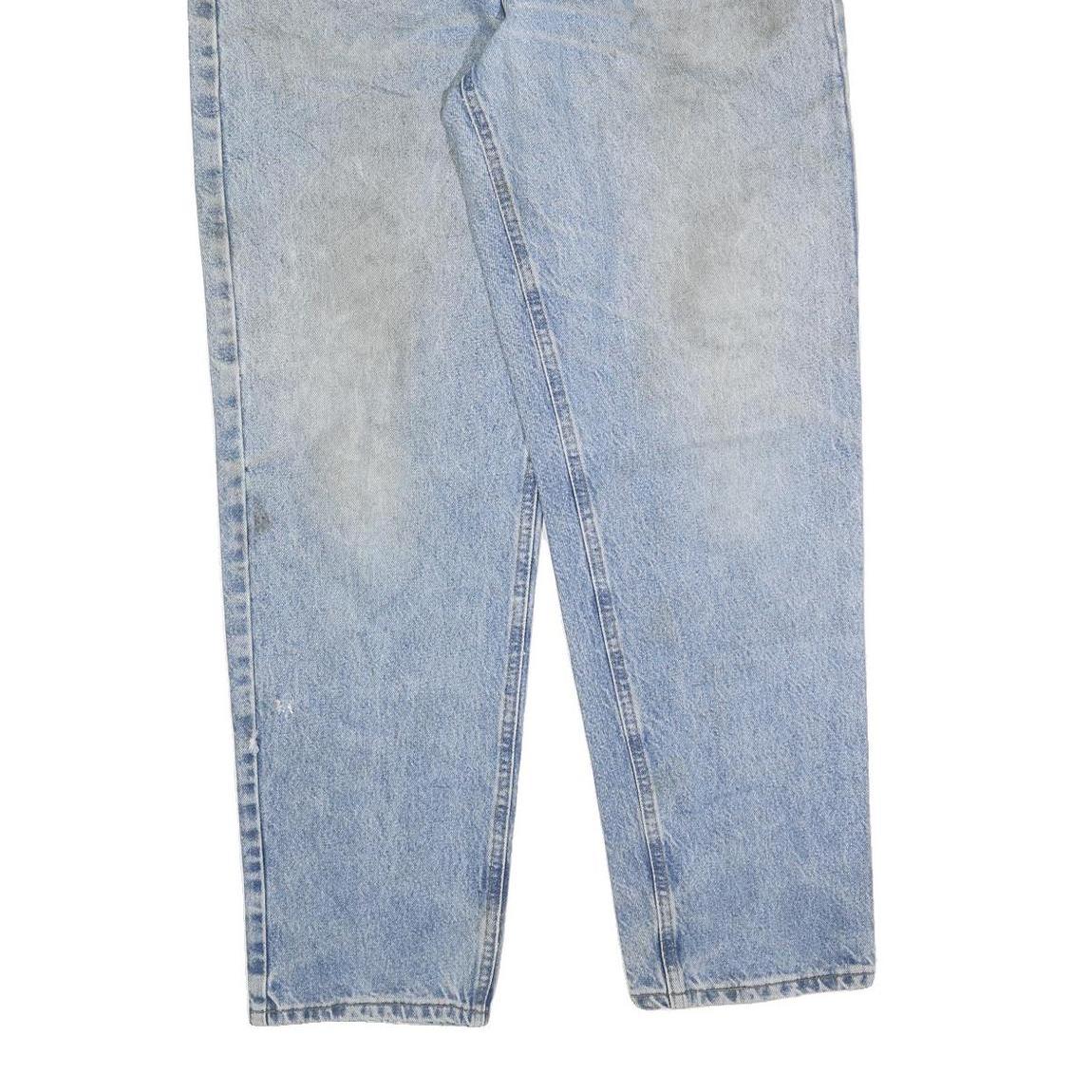 CARHARTT Mens Regular Fit Blue Denim Jeans W38 L32 Zip Closure Classic Style