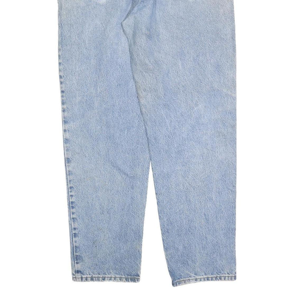 CARHARTT Mens Regular Fit Blue Denim Jeans W38 L32 Zip Closure Classic Style