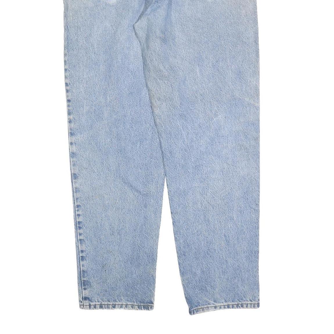 CARHARTT Mens Regular Fit Blue Denim Jeans W38 L32 Zip Closure Classic Style