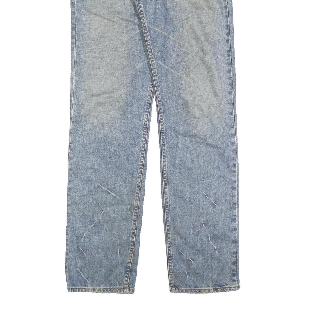 LEVI'S 599 Mens Jeans Blue Regular Straight Denim Light W31 L34 Vintage