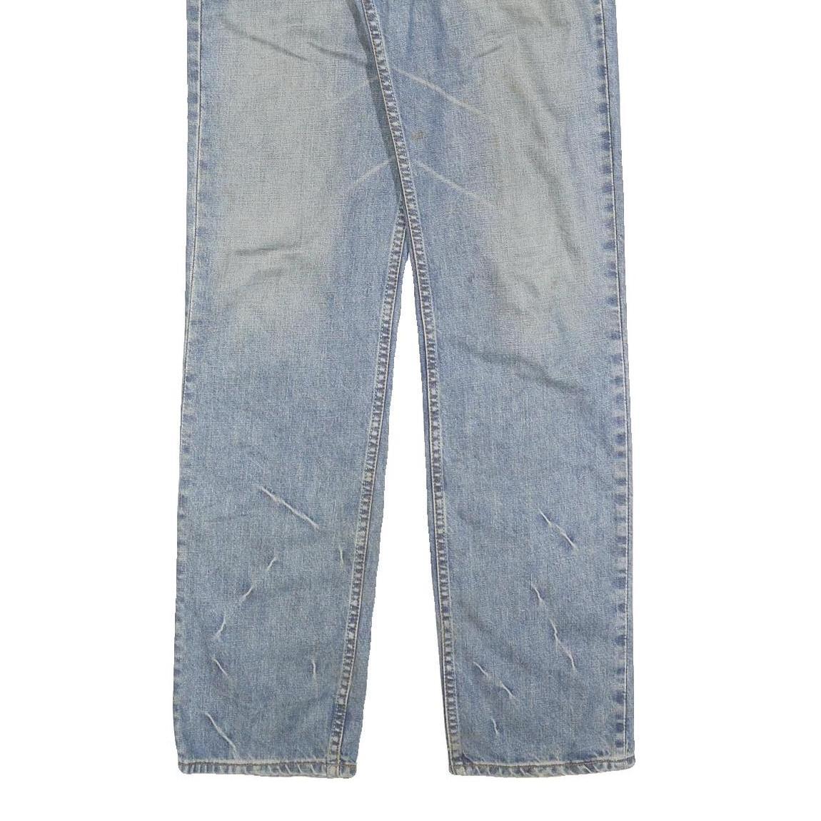 LEVI'S 599 Mens Jeans Blue Regular Straight Denim Light W31 L34 Vintage