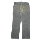 PARALLEL LEG Mens Jeans Blue Relaxed Straight Denim Medium W34 L33 Casual Zip