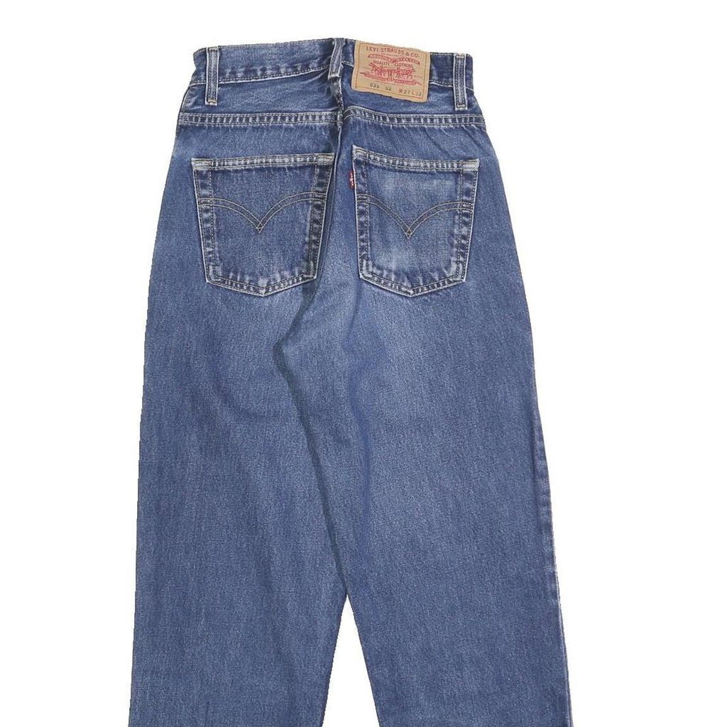 LEVI'S 533 02 Womens Jeans Blue Regular Straight Denim Medium W24 L27 Classic
