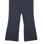 DICKIES Womens Cotton Blend Navy Regular Fit Bootcut Trousers W32 L29 Workwear