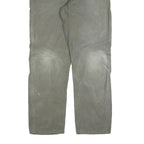 DICKIES Mens Cotton Blend Grey Relaxed Straight Trousers W33 L32 Workwear Pants