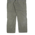 DICKIES Mens Cotton Blend Grey Relaxed Straight Trousers W33 L32 Workwear Pants