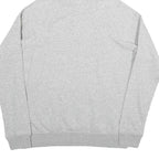 NIKE Womens Grey Hoodie M Cotton Blend Pullover Casual Sports Sweatshirt