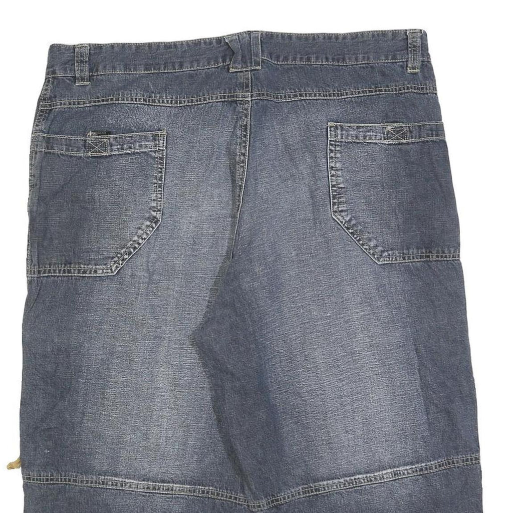 QUARTER DECK Mens Shorts Blue Casual 2XL W38 Cotton Blend Pockets