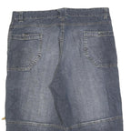 QUARTER DECK Mens Shorts Blue Casual 2XL W38 Cotton Blend Pockets