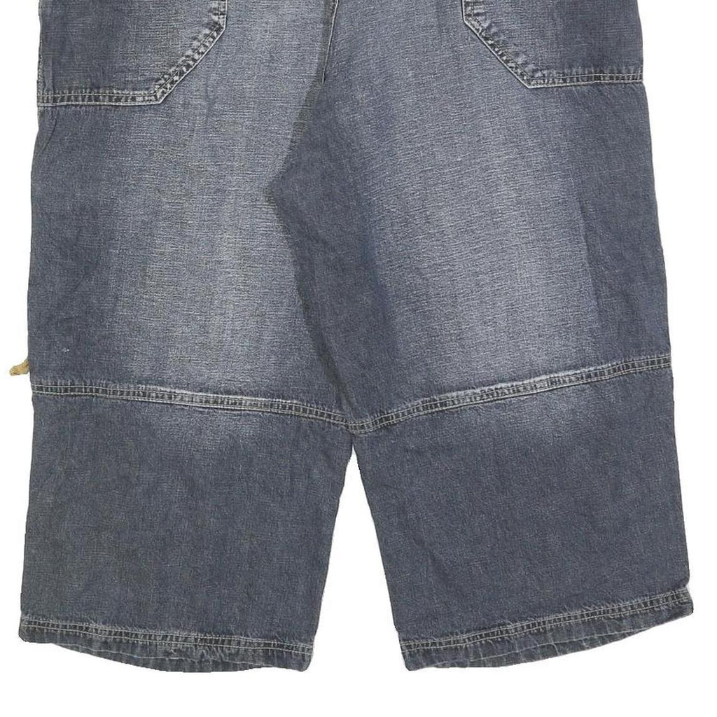 QUARTER DECK Mens Shorts Blue Casual 2XL W38 Cotton Blend Pockets