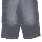 QUARTER DECK Mens Shorts Blue Casual 2XL W38 Cotton Blend Pockets