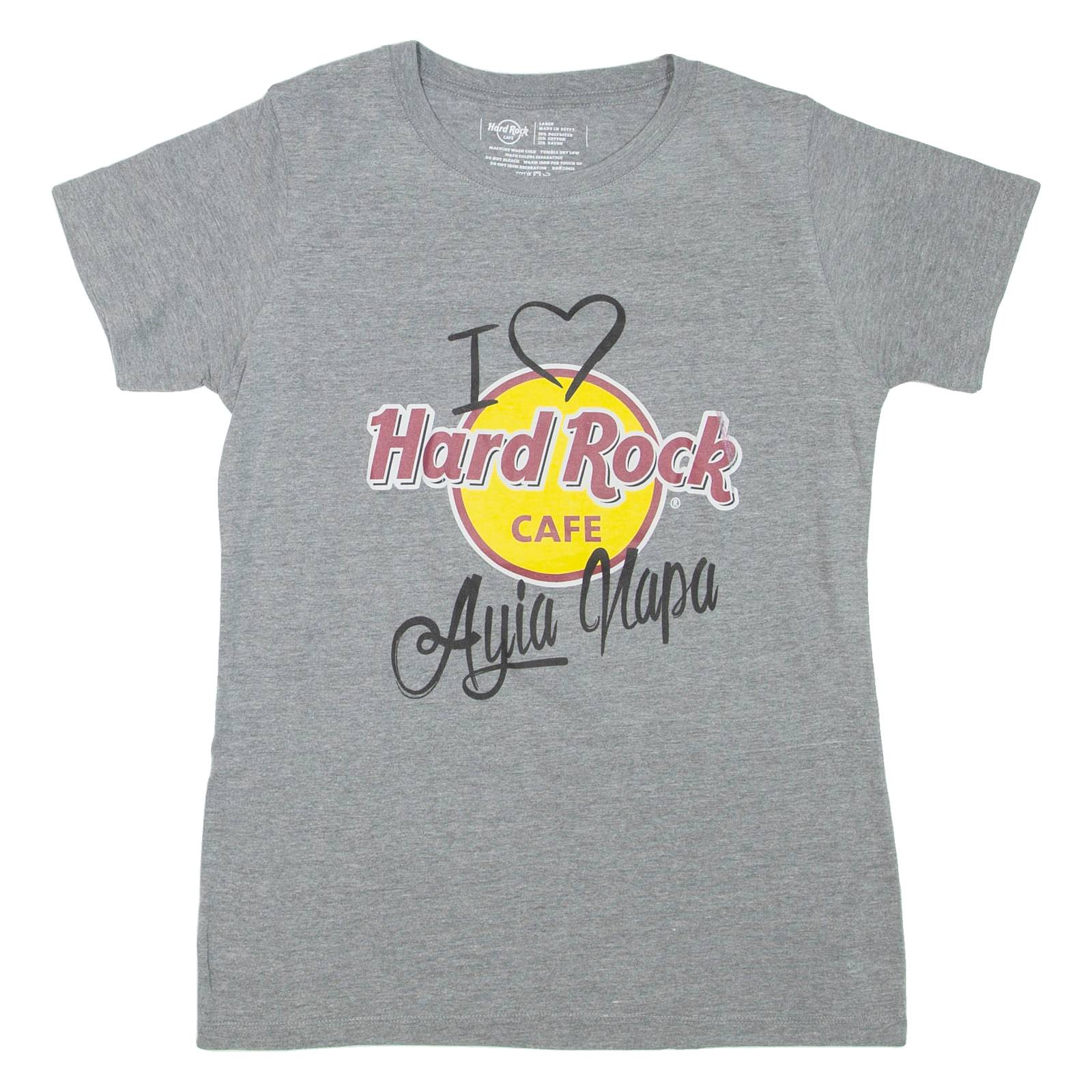 HARD ROCK CAFE Womens T-Shirt Grey L