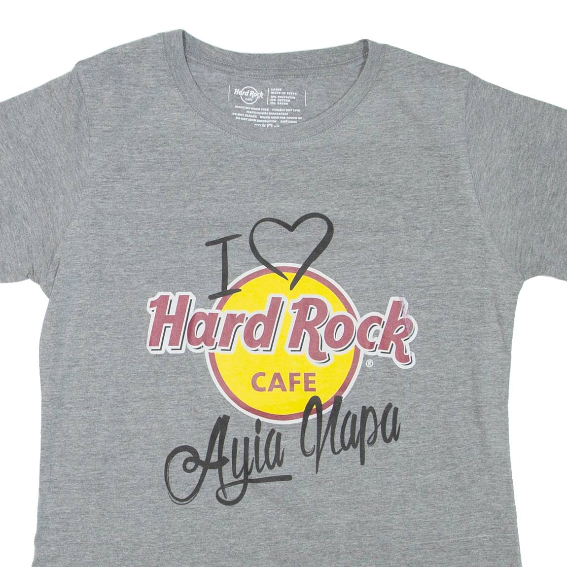HARD ROCK CAFE Womens T-Shirt Grey L