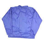 AUGUSTA Mens Blue Coach Jacket XL Polyester Button Closure Light Outerwear