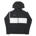 NIKE Boys Black & White Hoodie XL Full Zip Lightweight Sportswear
