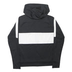 NIKE Boys Black & White Hoodie XL Full Zip Lightweight Sportswear
