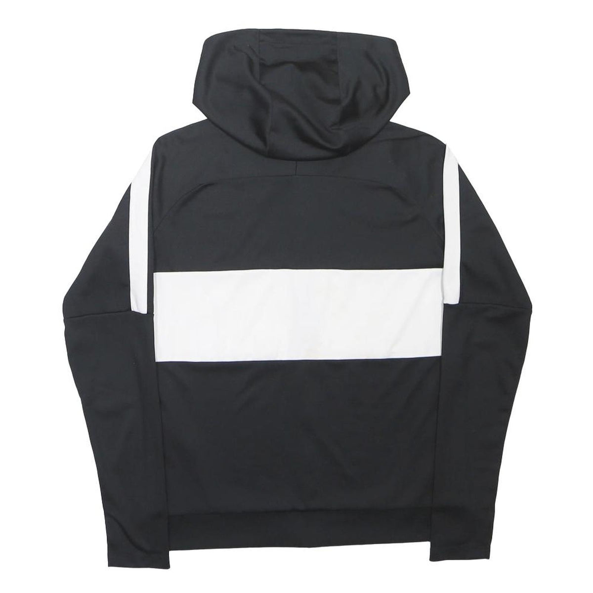 NIKE Boys Black & White Hoodie XL Full Zip Lightweight Sportswear